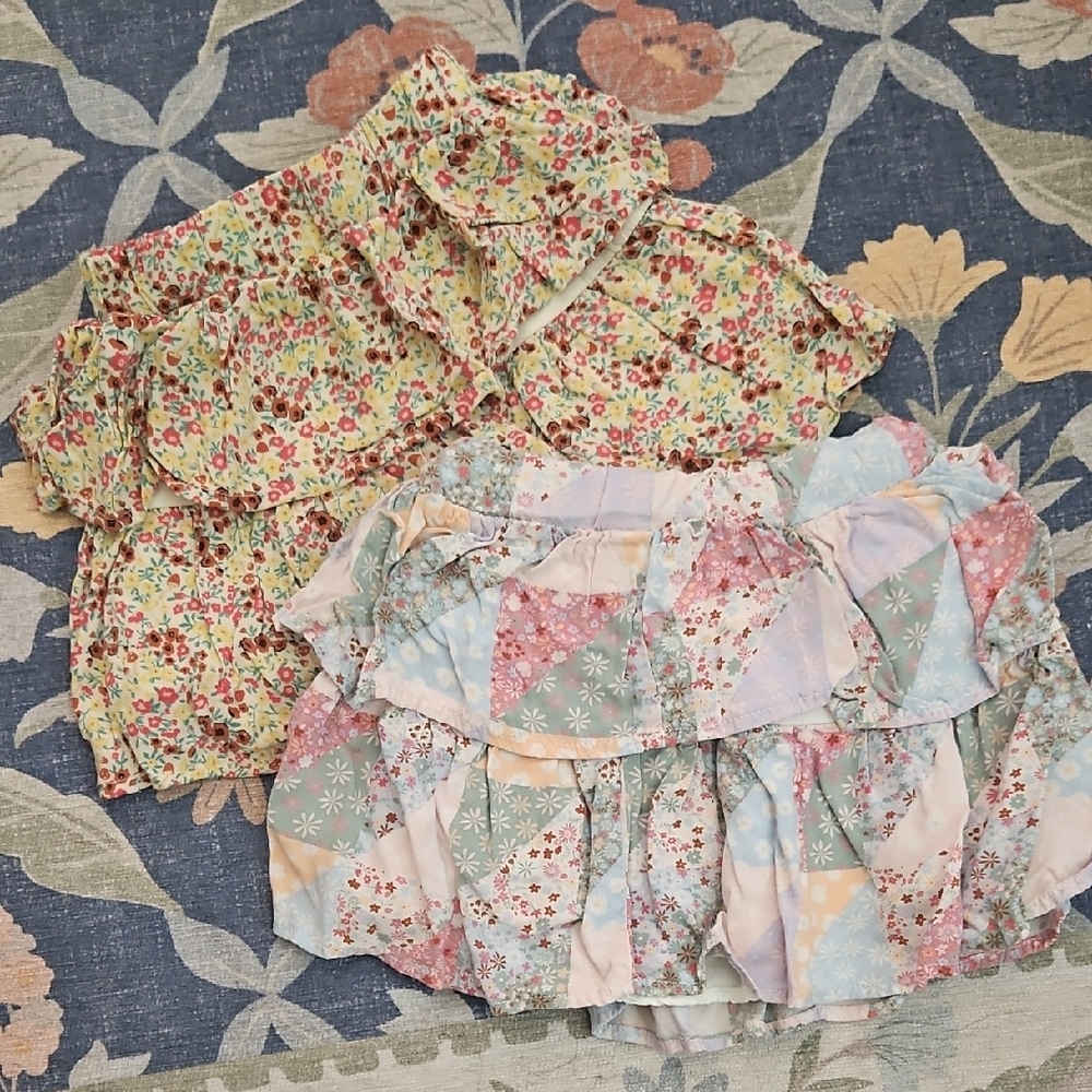 Garanimals Floral and Patchwork Skirts